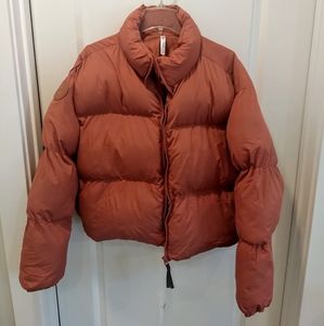 Fabletics Pink Wander Cropped Puffer